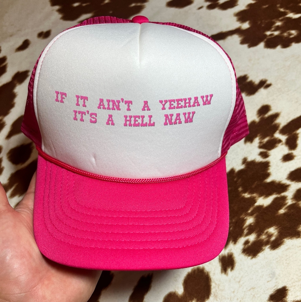 Yeehaw western hat